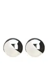 Jacquemus Salon Silver-colored Earrings With Snap Closure And Shiny Finish In Copper Woman