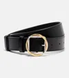 Jacquemus La Ceinture Salon Leather Belt In Black
