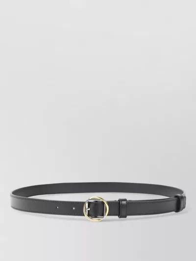 Jacquemus Salon Leather Belt Slim Adjustable Design In Multi