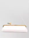 Jacquemus Salon Leather Clutch Sphere Cube Handle