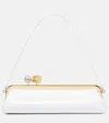 Jacquemus Le Salon Leather Clutch In White