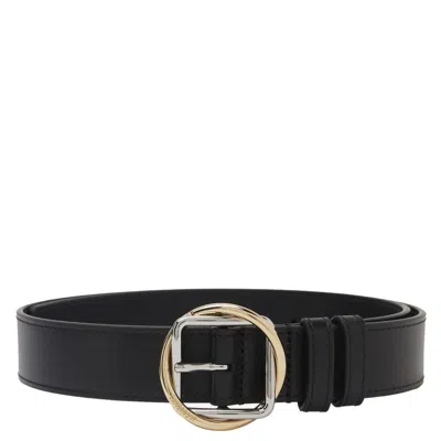JACQUEMUS SALON SMOOTH LEATHER BELT