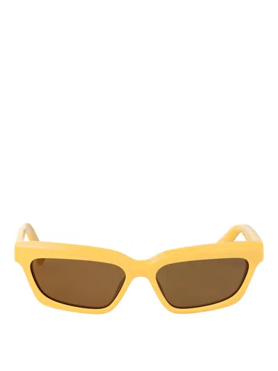 Jacquemus Salon Sunglasses In Gold