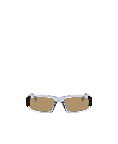 Jacquemus Saltu Rectangle-frame Sunglasses In Green
