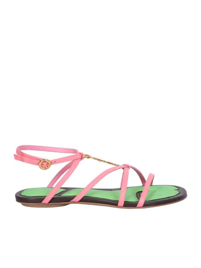 Jacquemus Sandals In Pink