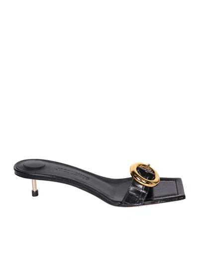 Jacquemus Sandals In Black