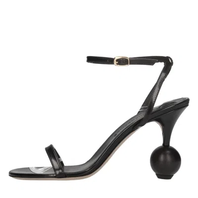 Jacquemus Sandals In Nero Scuri