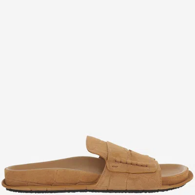 Jacquemus Les Sandales Mocassin In Brown