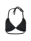 Jacquemus Triangle Bikini Top Le Haut De Maillot In Black