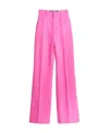 Jacquemus Sauge High-waisted Trousers In Pink