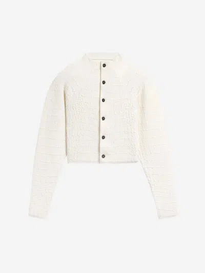 Jacquemus Scala Button Cardigan In White