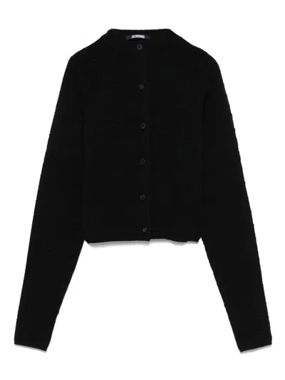 Jacquemus Scala Cardigan In Black