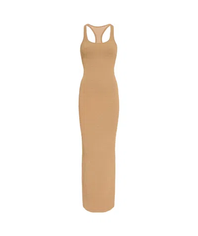 Jacquemus Scala Dress In Nude