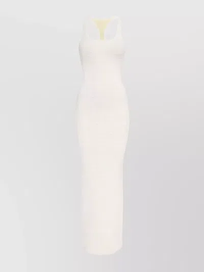 Jacquemus Scala Dress With Racerback And Side Slit