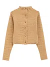 Jacquemus The Scala Cardigan In Brown