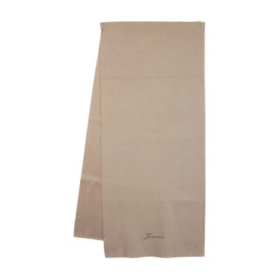 Jacquemus Scarf In Neutral