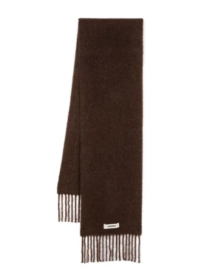 Jacquemus L'echarpe Carro Scarf In Brown