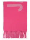 Jacquemus Scarf In Pink Wool In Pink
