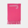 Jacquemus Scarf In Pink Wool In Pink