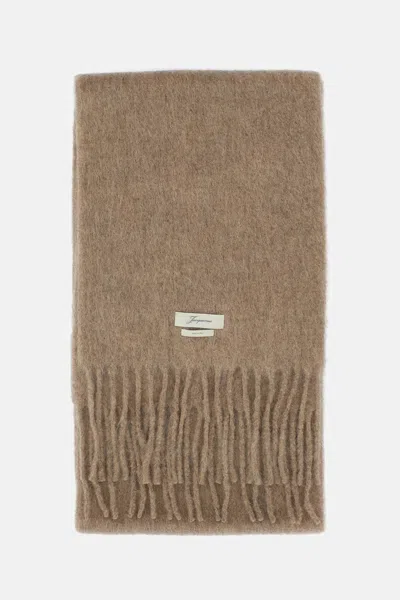 Jacquemus Scarf The Scarf Echarpe Carro In Brown