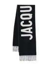 Jacquemus The Brushed Wrap Scarf With Fringed Detail
