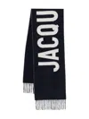 Jacquemus Scarf With Fringes And Logo