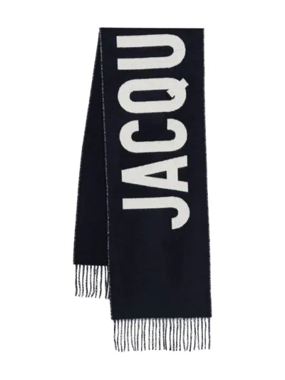 Jacquemus Scarf With Fringes And Logo