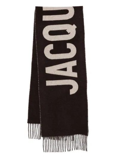 Jacquemus Scarf With Fringes And Logo