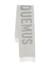 Jacquemus Scarf With Fringes And Logo