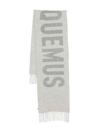 Jacquemus Scarf With Fringes And Logo