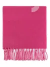 Jacquemus Scarf With Logo And Fringe In Multi
