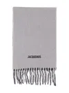 Jacquemus L Echarpe Moisson In Gray