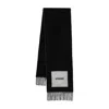Jacquemus Lecharpe Rond Carre Scarf In Black