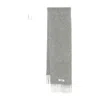 Jacquemus The Carro Fringed Scarf In Gray
