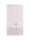 Jacquemus Fringed Scarf In White