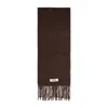 Jacquemus Brown Alpaca L Echarpe Carro Scarf