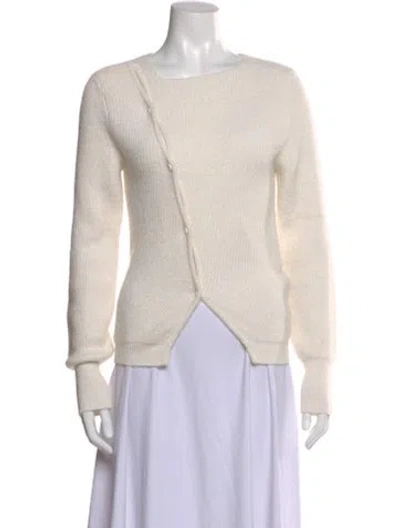 Pre-owned Jacquemus Scoop Neck Sweater In Neutral