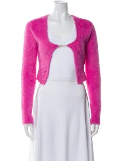 Pre-owned Jacquemus Scoop Neck Sweater W/ Tags In Pink