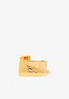 Jacquemus Sculpted J Cuff Bracelet In Gold