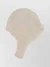 Jacquemus Ribbed Knit Cap With Extended Ear Flaps In Neutral