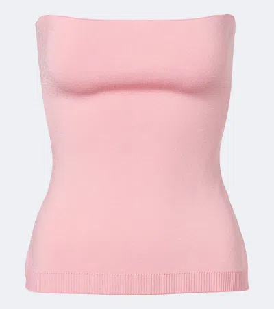 Jacquemus The Sera Knit Top In Pink
