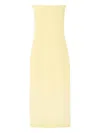 Jacquemus Sera Midi Dress In Yellow