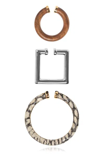 JACQUEMUS JACQUEMUS SET OF THREE EAR CUFFS