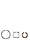 Jacquemus Set Of Three 'les Bijoux D'oreille' Earcuffs