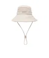 Jacquemus The De-nîmes Denim Bucket Hat In Nude