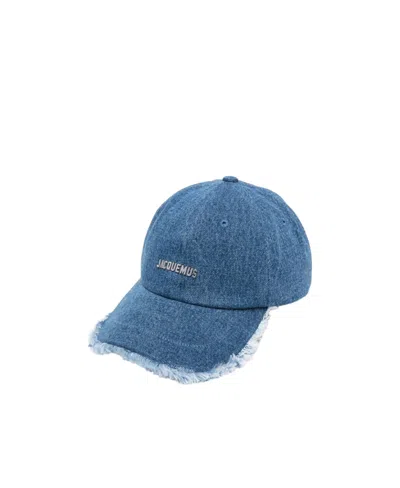 Jacquemus Sharpened Baseball Cap In Blue