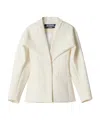 Jacquemus Shawl Blazer In White