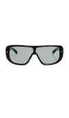 Jacquemus Shield Sunglasses In Black