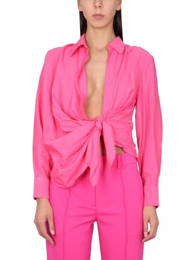 Jacquemus La Chemise Bahia Shirt In Purple