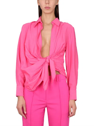 Jacquemus La Chemise Bahia Shirt In Purple